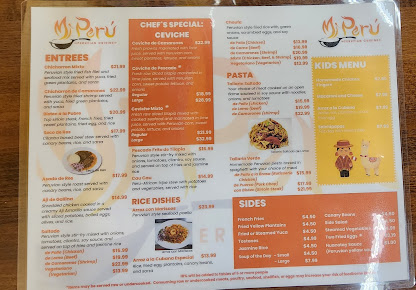 Menu Mi Perú Peruvian Cuisine - 2