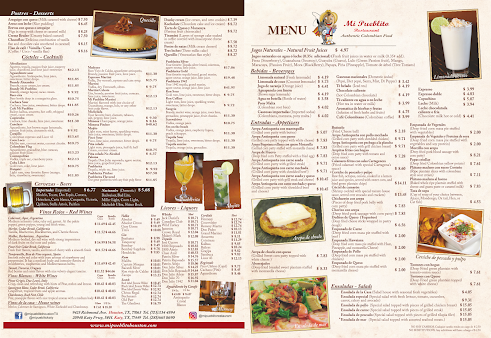 Menu Mi Pueblito Restaurant - 6