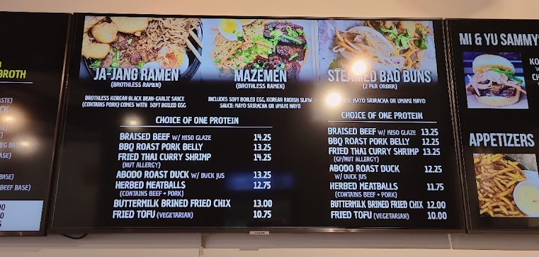 Menu Mi Yu Noodle Bar - 3