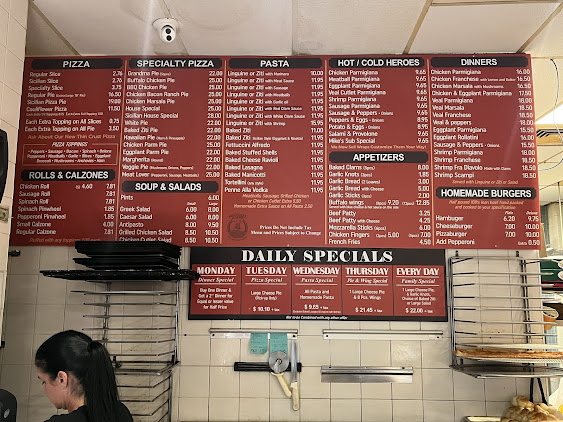 Menu Michael Sons Italian Food Pizza - 0