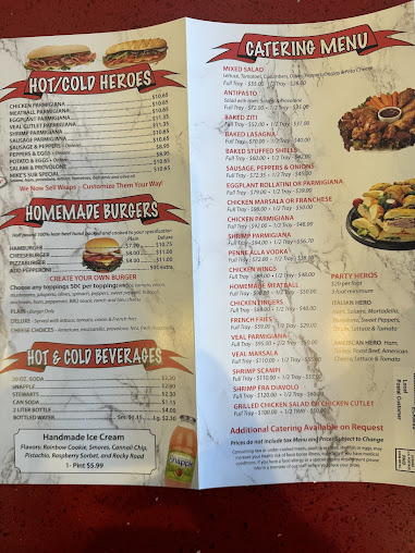 Menu Michael Sons Italian Food Pizza - 1