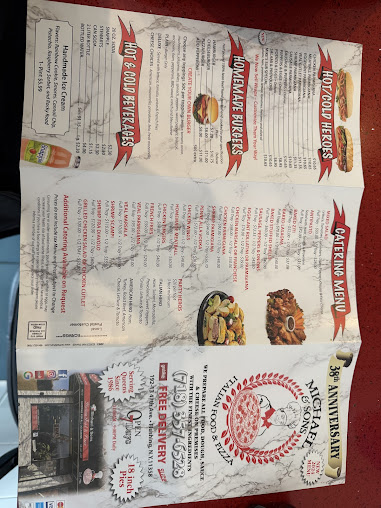 Menu Michael Sons Italian Food Pizza - 3