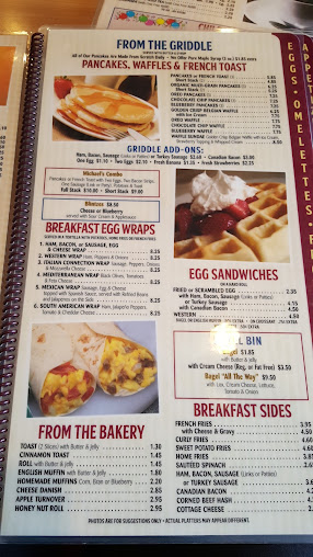 Menu Michael's Diner - 4