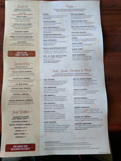Menu Michaels Italian Restaurant Waukesha - 6