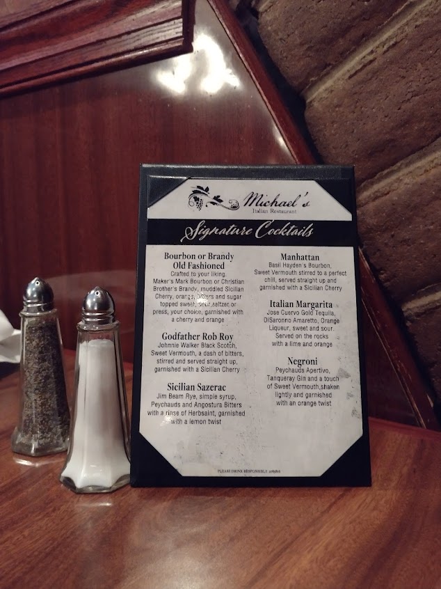 Menu Michaels Italian Restaurant Waukesha - 9