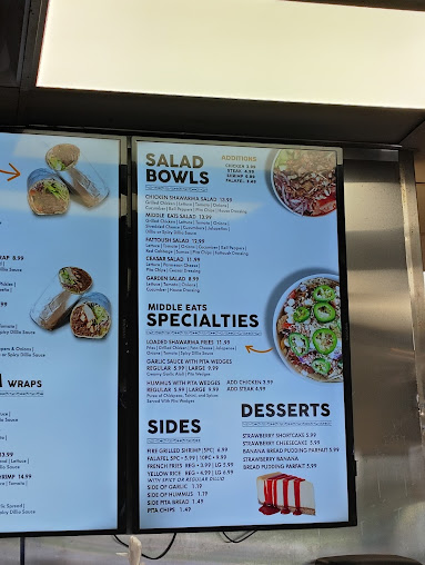Menu Middle Eats Bloomfield Twp - 1