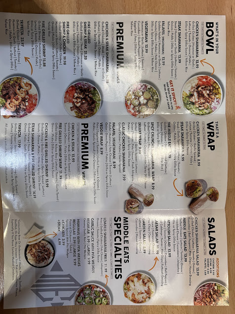 Menu Middle Eats Bloomfield Twp - 4