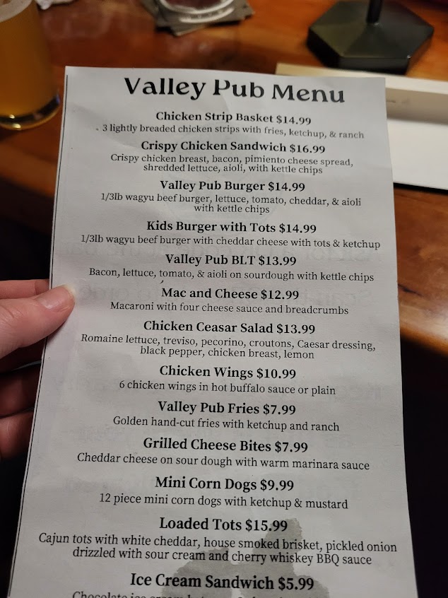 Menu Midway Historic Public House - 0