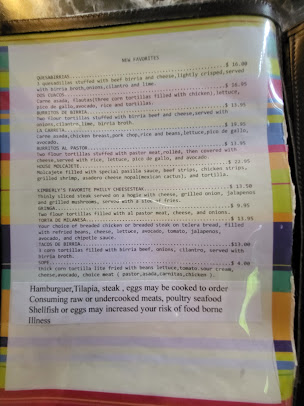 Menu Miguel's - 1
