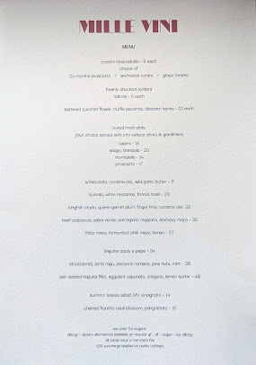 Menu Mille Vini Wine Bar & Restaurant - 3