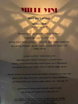 Menu Mille Vini Wine Bar & Restaurant - 4