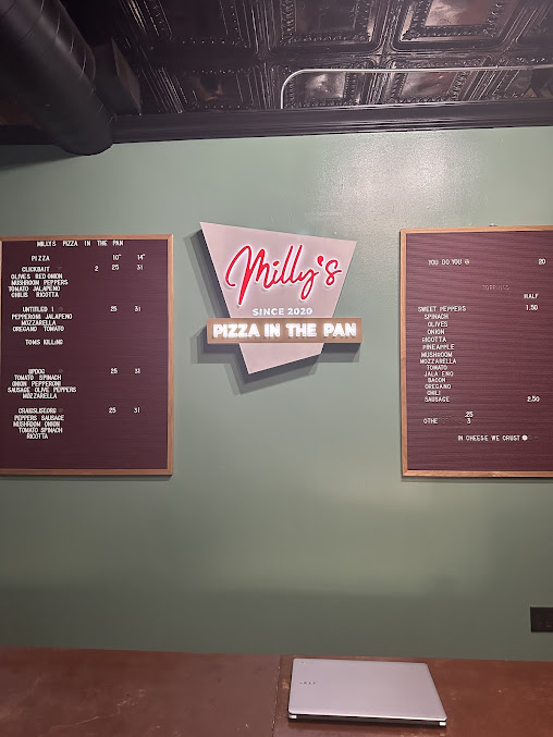 Menu Milly's Pizza In The Pan- West Town - 2