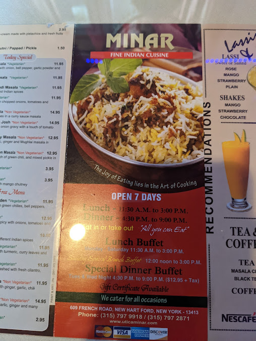 Menu Minar Fine Indian Cuisine - 3