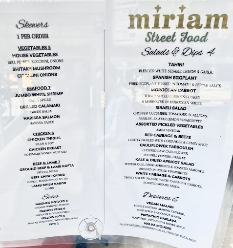 Menu Miriam Restaurant - 4