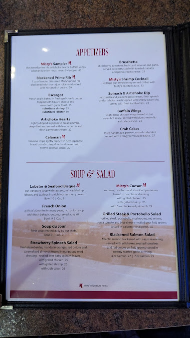 Menu Misty's Restaurant & Lounge - 6