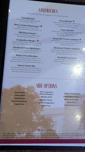 Menu Misty's Restaurant & Lounge - 7