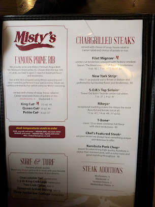Menu Misty's Restaurant & Lounge - 9