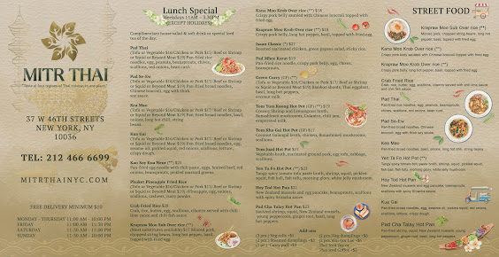 Menu Mitr Thai Restaurant - 5