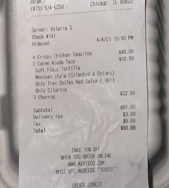 Menu Mixteco Grill Wicker Park - 3