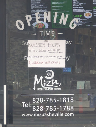 Menu Mizu Noodle Asian Cuisine - 1