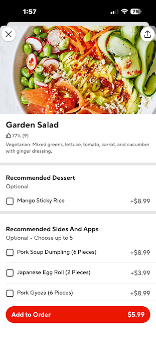 Menu Mizu Noodle Asian Cuisine - 3