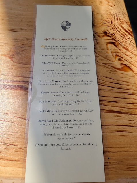 Menu Mjs Bar And Restaurant - 5