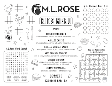 Menu Mlrose Craft Beer Burgers Sylvan Park - 2