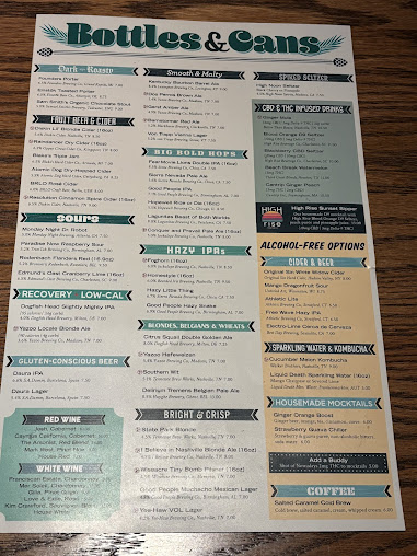 Menu Mlrose Craft Beer Burgers Sylvan Park - 5