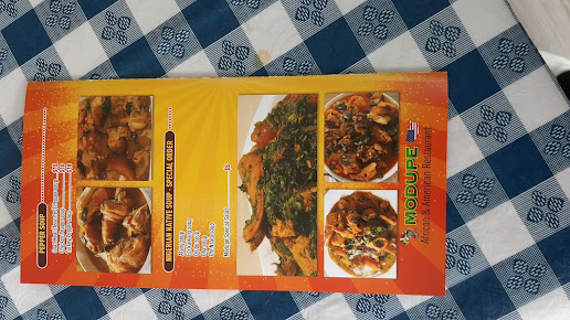 Menu Modupe African American Restaurant - 3