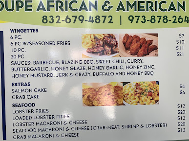 Menu Modupe African American Restaurant - 5