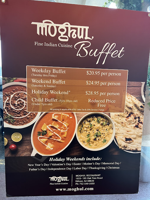 Menu Moghul Restaurant - 0
