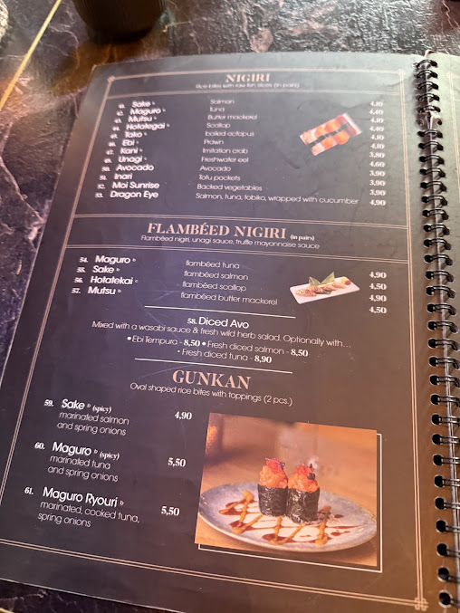 Menu Moi Sunrise Sushi Grill Asia Fusion - 5