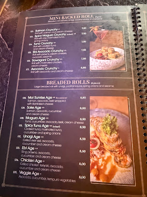Menu Moi Sunrise Sushi Grill Asia Fusion - 9