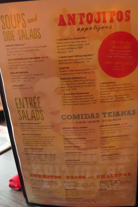 Menu Molina's Cantina - 4