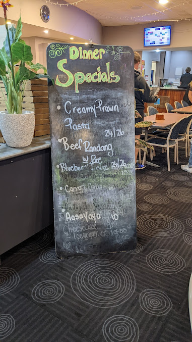 Menu Mollymook Beach Bowling Club - 1