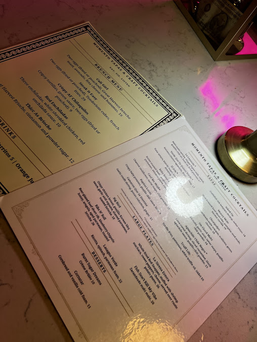 Menu Momento Tapas & Craft Cocktails - 3
