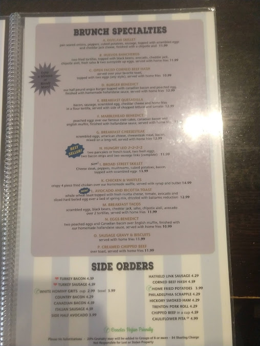 Menu Monarch Diner And Restaurant - 3