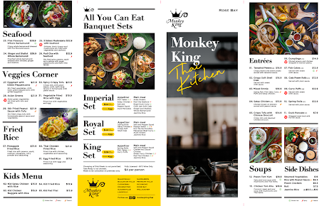 Menu Monkey King Thai - 2