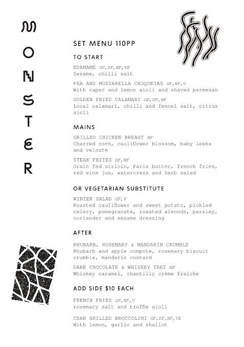 Menu Monster Kitchen And Bar - 2