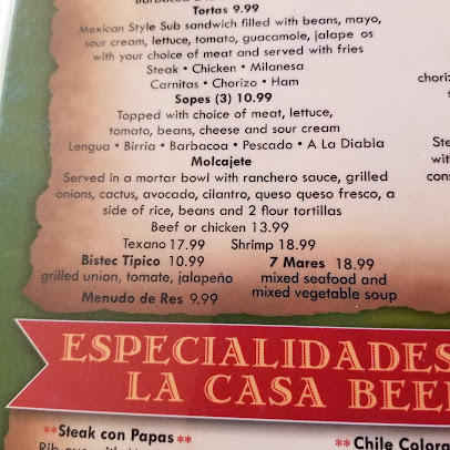 Menu Monte De Rey Mexican Restaurant - 3