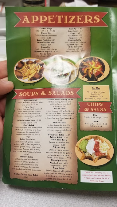 Menu Monte De Rey Mexican Restaurant - 9