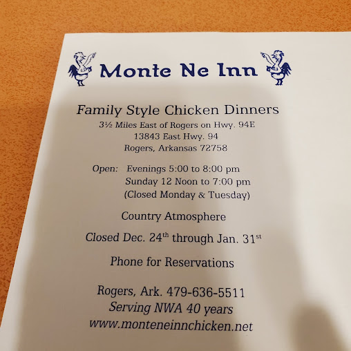 Menu Monte Ne Inn Chicken - 5