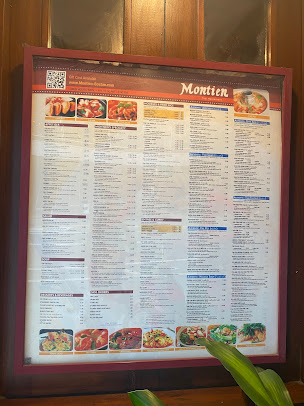 Menu Montien Thai Restaurant - 1