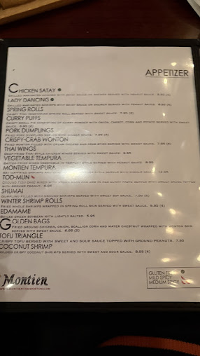 Menu Montien Thai Restaurant - 4