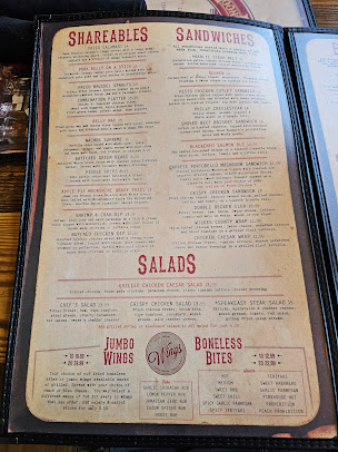 Menu Moonrunners Saloon - South Garner - 3