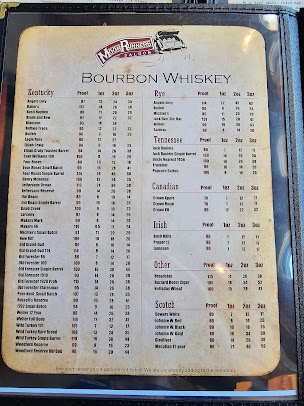 Menu Moonrunners Saloon - South Garner - 5