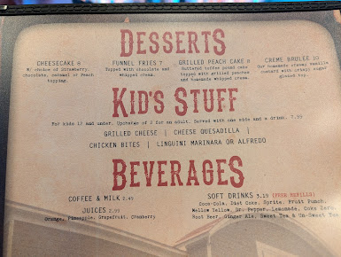 Menu Moonrunners Saloon - South Garner - 6