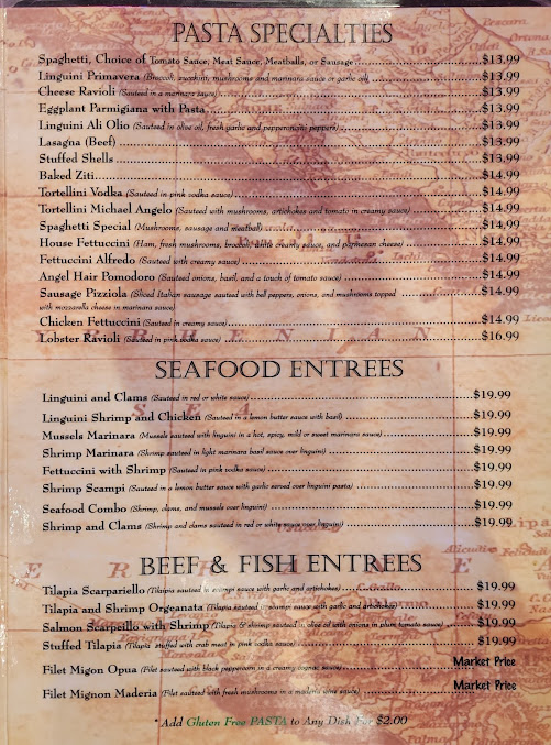 Menu More Italian Bistro Pizzeria - 1
