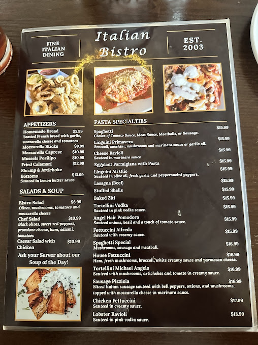 Menu More Italian Bistro Pizzeria - 2