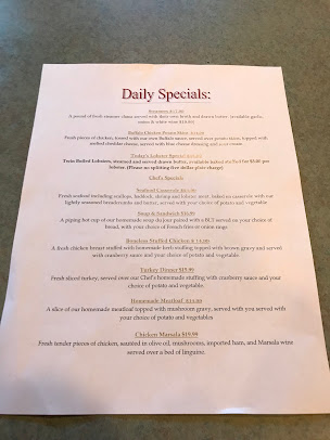 Menu Mount Vernon Restaurant & Pub - 3